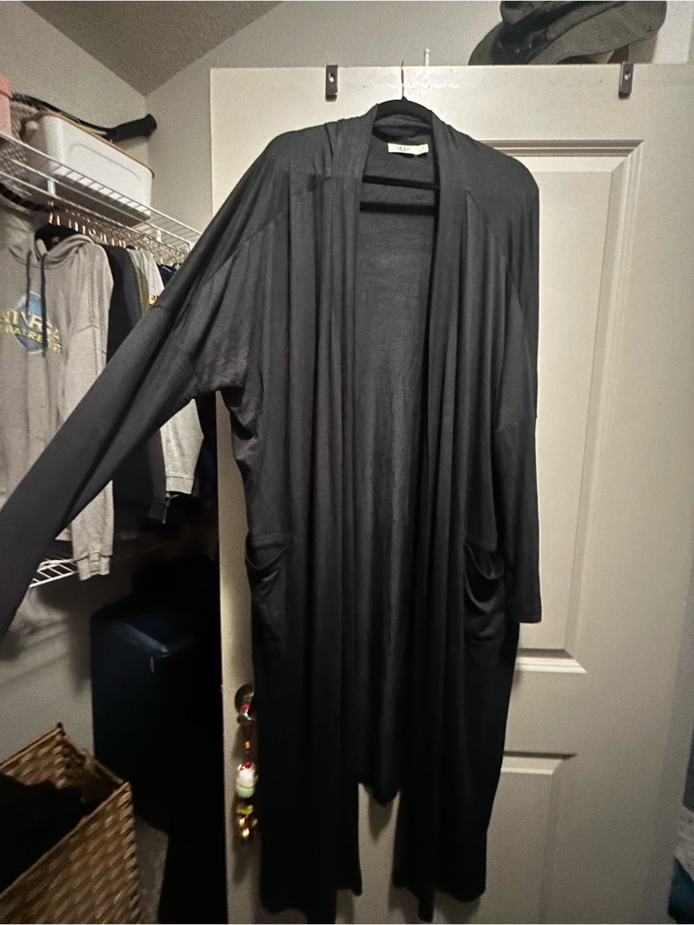 UGG Long, soft open cardigan